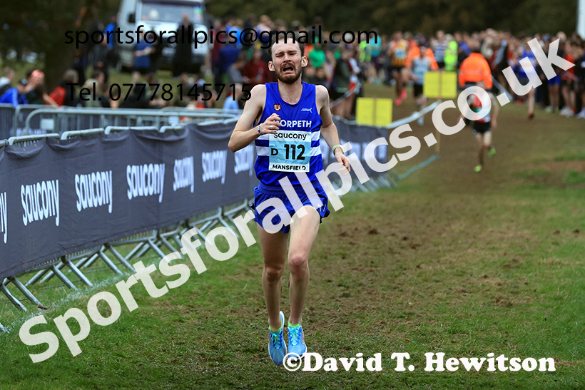 Senior Mens 2024 National Cross Country Relays, Berry Hill Park, Mansfield.   Photo: David T. Hewitson/Sports for All Pics